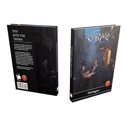Nord Games: Ultimate NPCs: Skulduggery - Hardcover RPG Supplement Book, Full-World Character Collection, Roleplaying Game, 5e D&D Compatible, 323 Pgs - style: Skulduggery
