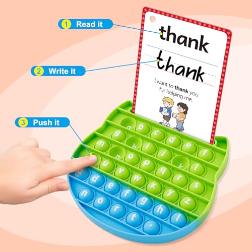 Aizweb Sight Words Flash Cards, Phonics Games Learn to Read Spelling Reading Learning Games, Dolch Site Words Digraphs CVC Blends Long Vowel Sounds for Pre-k Kindergarten 1st 2nd 3rd Speech Therapy - style: Sight Words&CVC Blends