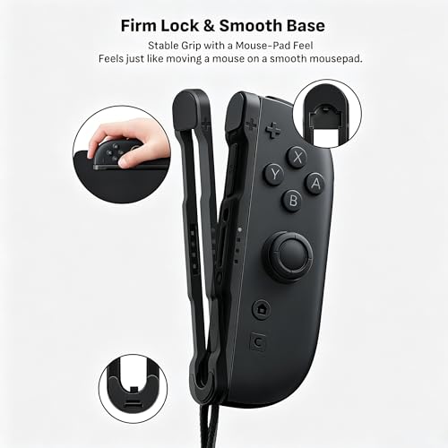 Arvytosty Magnetic Wrist Straps for Switch 2 Joy-Con, Adjustable Lanyard with SR/SL Buttons, Compatible with Switch 2 Mouse Mode, Replacement Wrist Strap Accessories (Black-4 Packs) - color: Black-4 Packs