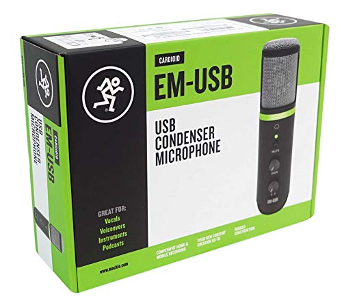 Mackie EM-Series, USB Condenser Microphone (EM-USB) - size: USB, style: Compact