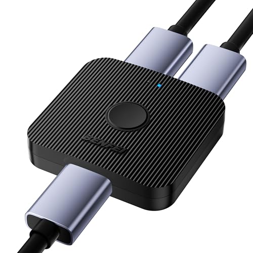 BENFEI HDMI Switch 4K@60Hz, Bi-Directional HDMI Switcher 2 Input 1 Output, 1 Input 2 Output, Supports 4K 3D HD 1080P Compatible for Firestick, Xbox PS4 Roku HDTV