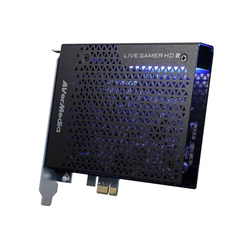 AVerMedia Live Gamer HD 2-PCIe Internal Game Capture Card, Record and Stream in 1080p 60 with Multi-Card Support, Low-Latency Pass-Through on Xbox series x/s, PS5, Nintendo Switch, Windows 10 (GC570)