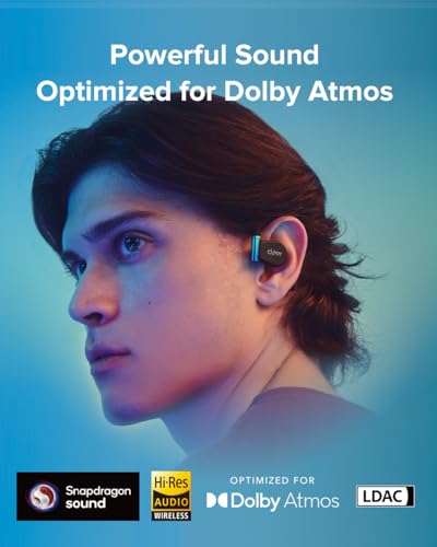 Cleer ARC 3 Gaming Earbuds - True Wireless Open Ear Headphones,Ultra-Low Latency,Snapdragon & Dolby Sound, Bluetooth 5.4, USB-C Dongle,50Hr Battery, Compatible with PS4, PS5, PC, Quest, Switch, Black - color: Black, style: ARC 3 Gaming