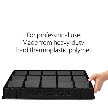 TitanShield Stackable Heavy Duty Card Sorting Tray | Compatible with Pokemon, Baseball, Magic The Gathering MTG, TCG Trading Cards | (Two Trays)