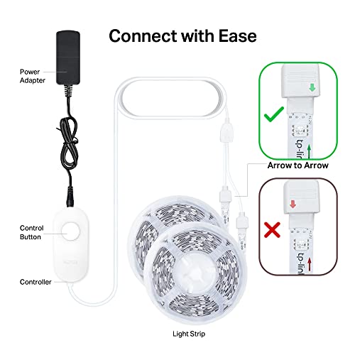 Kasa Smart LED Light Strip, RGB, 32.8ft, Multicolor, KL400L10 - size: 32.8 Ft