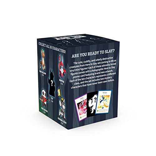 TeeTurtle Unstable Games - Here to Slay: Vinyl Mini Series Blind Box - Includes mystery vinyl figure toy and exclusive holographic promo card - style: Vinyl Figure Mystery Box