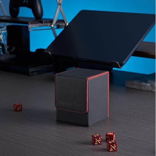 Mage Tech Adventurer [Apprentice] Modular Deck Box - Holds 99 Double-Sleeved Cards - Ultra-Rugged, Expandable Design - MTG PTCG LOR OPCG & More - Black/Green - color: 2. Veil (Black/Green), style: 1. Apprentice