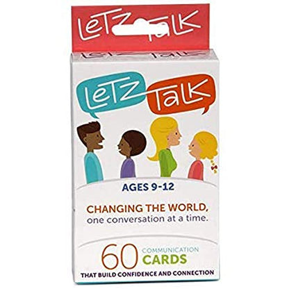 Conversation Cards for Kids Age 9-12 - Communication Cards to Build Confidence & Emotional Intelligence, Family Conversations Game for Kids and Adults - Therapy Tool - Stocking Stuffer - color: Ages 9-12