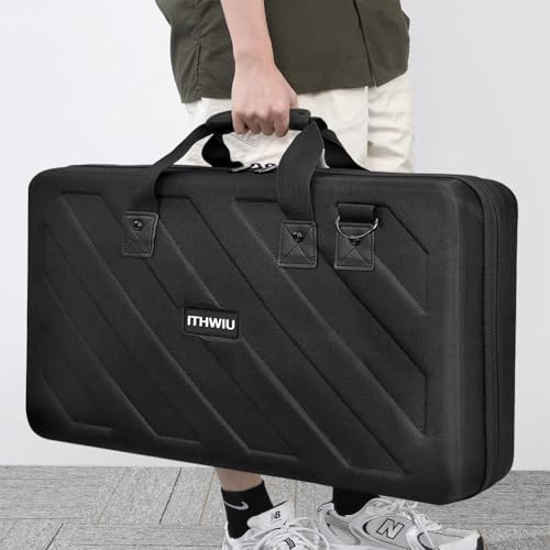 Lightweight Molded Hard Shell EVA Storage Carrying Case, Fits Pioneer DDJ 1000, 1000SRT Controllers Carrying Case