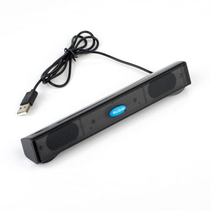 Computer Speakers for Desktop Pc, USB Pc Speakers for Desktop | Wired Laptop Sound Bar, Usb Speaker, Small Soundbar For Meeting, Gaming, Online Learning, Plug & Play Mini Computer Soundbar