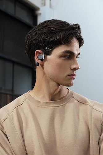 Cleer ARC II Open Ear Headphones, True Wireless Ear Buds with Dual Mic, Sweat Resistant, Multi-Point Connect, 35 Hrs Playtime, Secure Fit, Bluetooth 5.3 Earbuds with Ear Hooks, Preset EQs, Blue - color: Blue