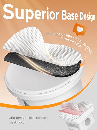 acer 9 Pack Magnetic Rotatable Cable Clips, [Smooth 360° Rotation, 1s Lock] Cord Organizer, Adhesive Cord Holder for Desk Nightstand Office Cable Management - White