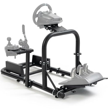 Dardoo G920 Gaming Simulator Cockpit Compatible with Logitech G27 G29 G923, for Fanatec, for Thrustmaster T300RSTXRW Base for PS4, for Xbox,for PC, Wheel Stand Without Wheel, Pedal, Handbrake and Seat