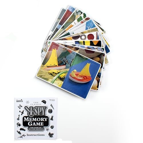 Briarpatch | I SPY Memory Game Travel Tin, Early Learning Preschool Game, Ages 4+