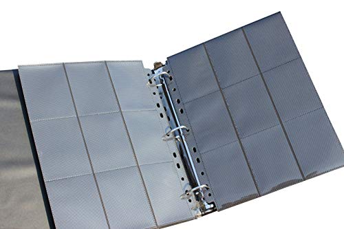 Superior 9-Pocket Double-Sided Trading Card Pages, 900 Pockets Side-Loading Card Binder Sleeves,Card Protector Sheets for Various Trading and Sports Cards | Side Loading Trading Card Binder Sleeves, Heavy-duty Album Page Protectors for 3-ring/D-ring Binde
