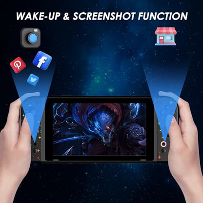 AFMVV Replacement for Switch Controller, Left Right Wireless Controller Compatible with Nintendo Switch/OLED/Lite,with 6-Axis Gyro, Vibration, Motion Control, Wake-up, Screenshot
