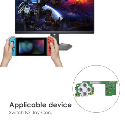 Motherboard Right Side for NS Switch, Gamepad Replacement PCB Main Board for Nintendo Switch NS Controller Joy-Con (Right) - size: Right