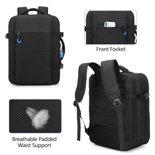 PGmoon Travel Backpack Compatible with PS5/PS5 Slim/PS5 Pro Console | Protective Carrying Case Bag for Controllers, 15.6" Laptop, Game Discs (Patent Design)