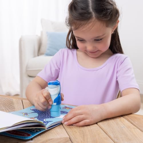 Melissa & Doug Sticker Wow! Shark Bundle, Sticker Stamper Activity Toy | 500 Surprise Stickers, Mini Pad, Shark Stamper Toy, Mess-Free Travel Toys, Arts & Crafts, Preschool Toys for Kids, Ages 3+ - color: Shark, size: Bundle