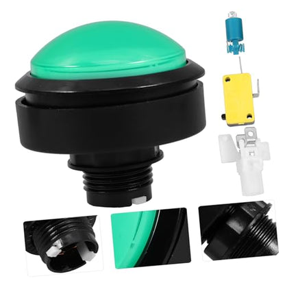 Zerodeko LED Illuminated Game Machine Push Button Replacement Arcade Game Button Micro Switch Suitable for Gaming Machines and Vending