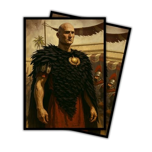 The Last Caesar - MTG Card Sleeves, 104ct, Standard Size, Smooth | Perfect for Double Sleeving, Smudge Resistant Matte Back, Standard 66x92mm - Compatible with Magic The Gathering & TCG Cards - color: The Last Caesar, size: Smooth