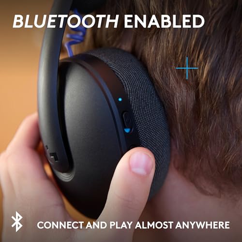Logitech G325 Lightspeed Wireless Gaming Headset - Black | All-Day Comfort, Built-in Mic with Noise Reduction, 24-Bit Audio, 24+ Hr Battery Life, for PC, PlayStation, Switch, Mobile - color: Black