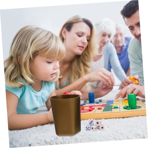 ORFOFE 8pcs Dice Cups Professional Ktv Dice Holder Unbreakable Reusable Game Storage Container for Party