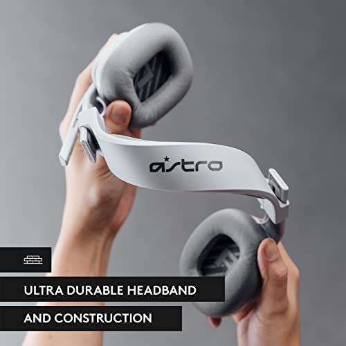 Logitech G Astro A10 Gen 2 Cross-Platform Wired Gaming Headset - Grey | 3.5mm Headphone Jack, 32mm Drivers, Flip-to-Mute Mic, Over-Ear Cup Design - color: Grey