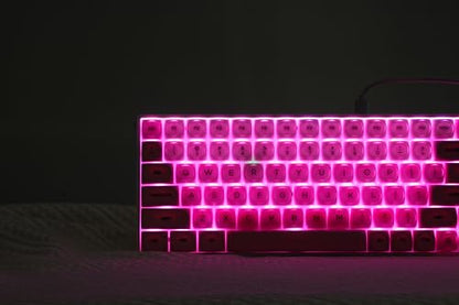 ZORNHER ZH100 Foundation Mechanical Kevboard,Pink Creamy Kevboard with Number Pad,Girly Keyboard,Full Size Gaming Keyboard Cute,Jelly MOA Profile,Creamy Sounding Linear Switches - color: Pink Foundation, size: Creamy Switch