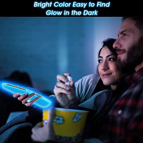 Silicone Case for LG MR21GA MR21GC Remote Control [Shockproof] Anti-Slip Protective Cover for LG MR22GA MR22GN MR23GA MR24GN Magic Remote 2021-2024 Case Sleeve Holder Protector Skin (Glow Blue) - color: Glow Blue