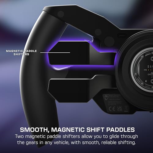 Turtle Beach VelocityOne F-RX Formula Racing Wheel for Xbox & PC | For VelocityOne Race & VelocityOne KD3 Wheelbases, Hall-Effect Clutch Paddles, Magnetic Paddle Shifters, Rotary Dials, Black - style: Formula Racing Wheel