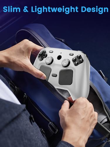 Oshmirian Case Cover for Steam Controller 2 2026,Soft Silicone Protector Cover,Skin Case for Steam Controller 2 with Button Cap, Anti-Scratch,Shockproof,White - color: White