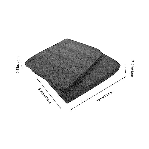 Happyyami 2Pcs Foam Inserts for Toolboxes Foam for Case Storage Shock Absorption and Protection for Game Storage and Crafts