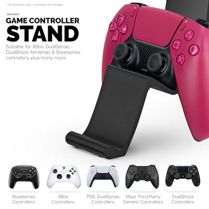 BRAINWAVZ Desktop Game Controller & Headphone Stand Hanger - Stylish, Minimalist Wave Design for PS5, Xbox, Switch, PC & Retro Gamepads (UGDS14) - color: Green