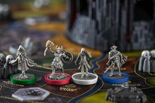 Restoration Games Return to Dark Tower App Enabled, 1 4 Players | App-Enabled Mechanical Tower, Cooperative and Competitive Modes, App Required, Uses 3x Aa Batteries