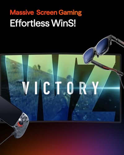 VITURE x 8BitDo Ultimate Mobile Gaming Controller – World’s First for XR Glasses | USB-C Connection for Minimum Latency, Hall Effect Sticks, Charge While Playing, Pro Performance for Android