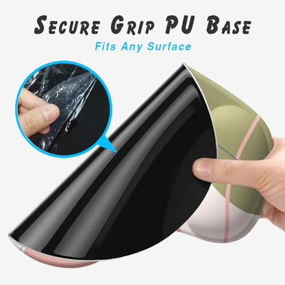 Office Mousepad with Gel Wrist Support - Ergonomic Gaming Desktop Mouse Pad Wrist Rest - Design Gamepad Mat Rubber Base for Laptop Computer -Silicone Non-Slip Special-Textured Surface (15MarbleB) - color: 15MarbleB