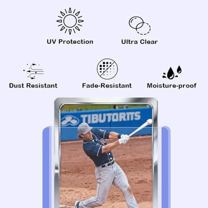 100ct 75pt 3"x4" Hard Card Sleeves Plastic Trading Card Protector ﻿ | Open-top clear shell, shields cards from scratches and bends, ideal for displaying baseball, sports and TCG collectibles - size: 75PT 100ct Hard Sleeves
