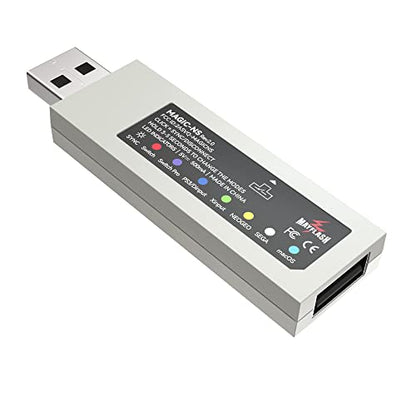 MAYFLASH Magic NS Wireless Bluetooth Controller USB Adapter for Switch/2, Windows, Raspberry Pi, Compatible with Switch Pro, PS4, PS5, Xbox Series X/S Controller and More - size: MAGIC NS 1
