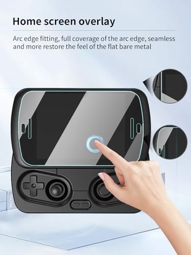 Screen Protector for ANBERNIC RG Slide Handheld Game Console, Anti-Scratch 9H Hardness Touch Sensitive Edges Bubble Free Easy to Install,2 Pack.