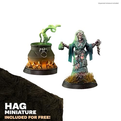 The Army Painter GameMaster: Wilderness Adventures Paint Set Combo, 15 x 18 mL Warpaints Fanatic Acrylic Paints, incl. a Brush-On Primer, 1 Miniature & 2 Brushes - for Warhammer & D&D - color: Wildernes Adventures Paint Set