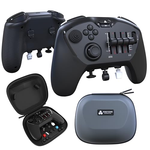 Honeycomb Echo Aviation Controller - Wireless flight controller with Hall-Effect stick, trim wheel and quad sliders for Microsoft Flight Simulator on PC [video game] [video game]