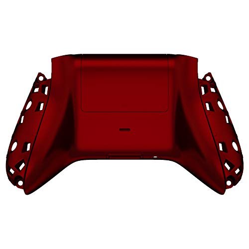 eXtremeRate Custom Back Cover Shell for Xbox Core Wireless Controller, Scarlet Red Replacement Battery Cover & Bottom Shell for Xbox Series X & S Controller - color: Scarlet Red