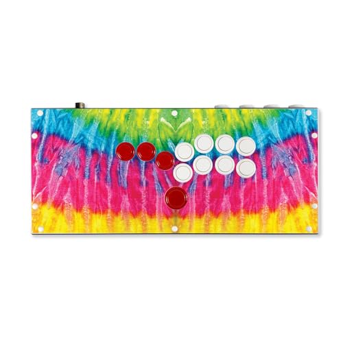 Gaming Skin Compatible with Hit Box (PS4/PC) - Tie Dye 2 - Premium 3M Vinyl Protective Wrap Decal Cover - Easy to Apply | Crafted in The USA by MightySkins - color: Tie Dye 2