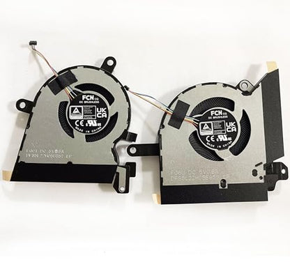 Replacement CPU+GPU Cooling Fan for ASUS ROG Flow X13 2023 GV302X GV302XI GV302XV GV302XU GV302XA DC5V Series 13NR0EN0T04011 13NR0EN0T05011 DFS5L22H05B858 FQ6U DFS5L22H05B857 FQ6T