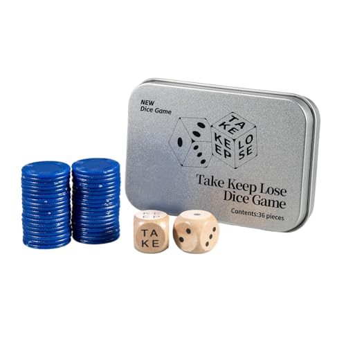 Dice Game Set | Party Board Games for Teens & Adults, Family-Friendly Table Games, For Travel, Restaurants & Game Nights