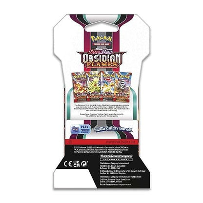 Pokemon Scarlet & Violet 3 Obsidian Flames Sleeved Booster 8 Packs