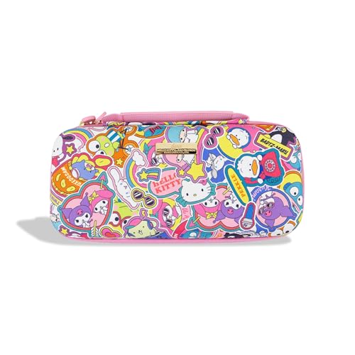 Sonix x Sanrio Carrying Case for Nintendo Switch 2, Switch 1, Lite, OLED, Protective Travel Case with Game Cartridge Storage | Hello Kitty & Friends Stickers - color: Hello Kitty & Friends Stickers