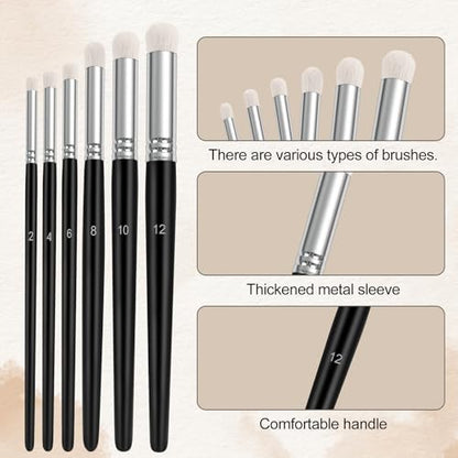Dry Brush Set, 6 Different Sizes | Professional Art & Advanced Acrylic Paint Brushes, Detail Paint Brush, Model Wargames Miniature, Watercolor Oil Painting