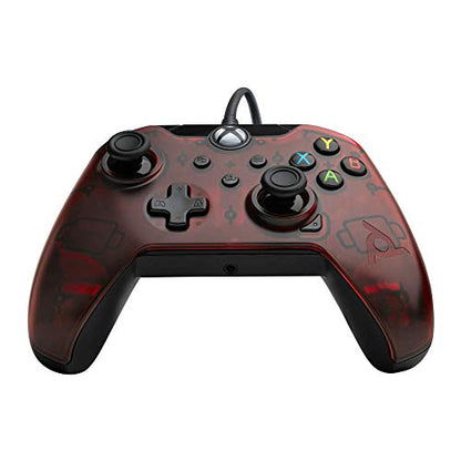 PDP Wired Game Controller - Xbox Series X|S, Xbox One, PC/Laptop Windows 10, Steam Gaming Controller - USB - Advanced Audio Controls - Dual Vibration Videogame Gamepad - Crimson Red - color: Red